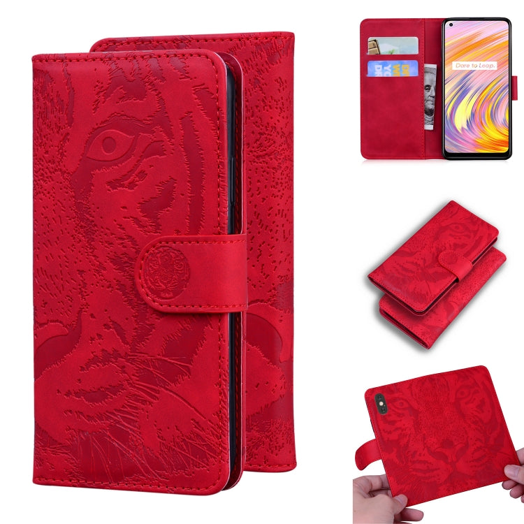 Tiger Embossing Pattern Horizontal Flip Leather Case with Holder & Card Slots & Wallet, For OPPO A15 / A15S, For OPPO A55 5G / A54 4G, For OPPO Realme V11 5G, For OPPO A74 4G / F19 4G, For OPPO A92S / Reno4 Z 5G, For OPPO A94 4G / F19 Pro��������������...