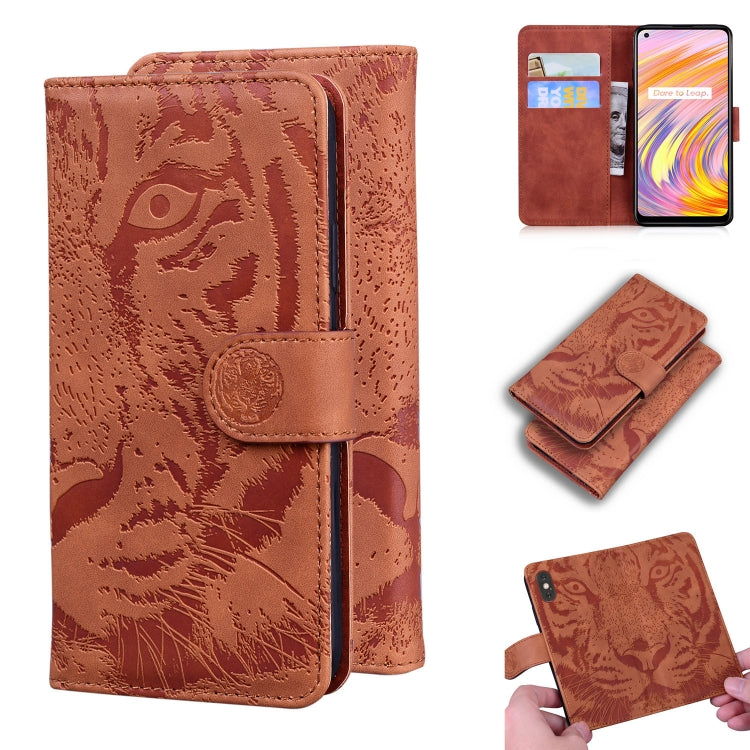 Tiger Embossing Pattern Horizontal Flip Leather Case with Holder & Card Slots & Wallet, For OPPO A15 / A15S, For OPPO A55 5G / A54 4G, For OPPO Realme V11 5G, For OPPO A74 4G / F19 4G, For OPPO A92S / Reno4 Z 5G, For OPPO A94 4G / F19 Pro��������������...