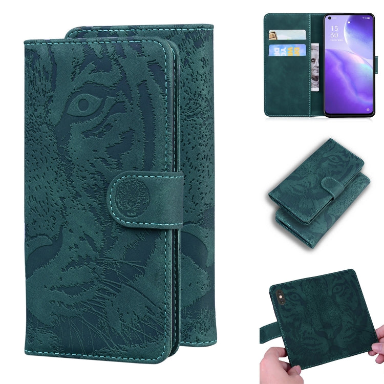 Tiger Embossing Pattern Horizontal Flip Leather Case with Holder & Card Slots & Wallet, For OPPO Realme X7 Pro 5G, For OPPO Reno 5 4G / Reno 5 5G, For OPPO Reno5 K / Find X3 Lite, For OPPO Reno5 Pro 5G, For Xiaomi Redmi K40 / K40 Pro / Poco F3���������...