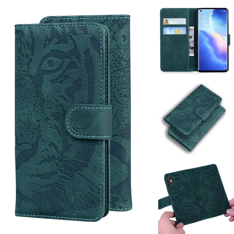 Tiger Embossing Pattern Horizontal Flip Leather Case with Holder & Card Slots & Wallet, For OPPO Realme X7 Pro 5G, For OPPO Reno 5 4G / Reno 5 5G, For OPPO Reno5 K / Find X3 Lite, For OPPO Reno5 Pro 5G, For Xiaomi Redmi K40 / K40 Pro / Poco F3���������...