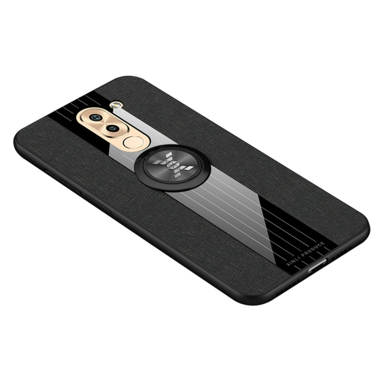 XINLI Stitching Cloth Textue Shockproof TPU Protective Case with Ring Holder, For Huawei Enjoy 8 Plus, For Huawei Enjoy 9, For Huawei Enjoy 9e, For Huawei Enjoy 9 Plus, For Huawei Enjoy 9s, For Huawei Maimang 5, For Huawei Maimang 6��������������������...