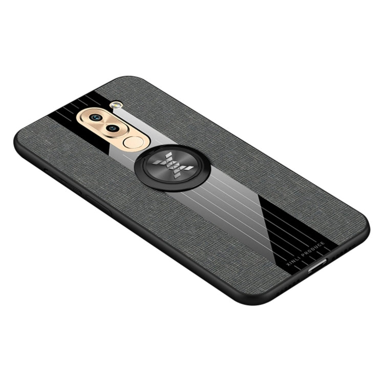 XINLI Stitching Cloth Textue Shockproof TPU Protective Case with Ring Holder, For Huawei Enjoy 8 Plus, For Huawei Enjoy 9, For Huawei Enjoy 9e, For Huawei Enjoy 9 Plus, For Huawei Enjoy 9s, For Huawei Maimang 5, For Huawei Maimang 6��������������������...