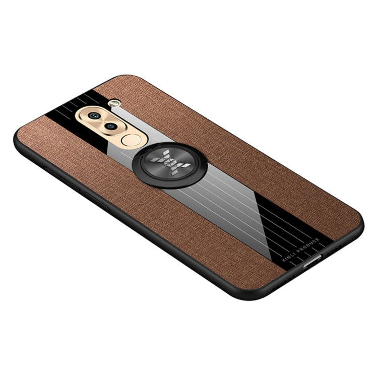 XINLI Stitching Cloth Textue Shockproof TPU Protective Case with Ring Holder, For Huawei Enjoy 8 Plus, For Huawei Enjoy 9, For Huawei Enjoy 9e, For Huawei Enjoy 9 Plus, For Huawei Enjoy 9s, For Huawei Maimang 5, For Huawei Maimang 6��������������������...