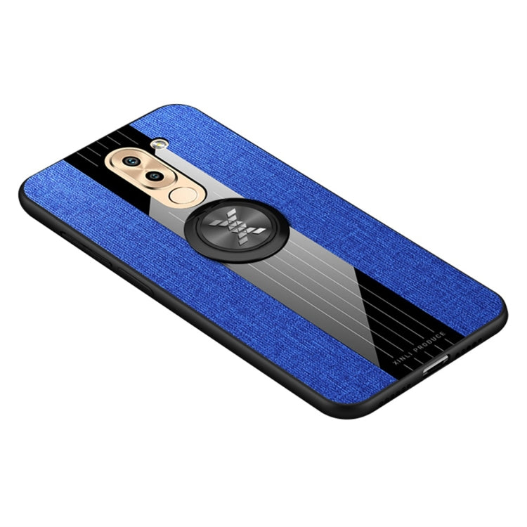 XINLI Stitching Cloth Textue Shockproof TPU Protective Case with Ring Holder, For Huawei Enjoy 8 Plus, For Huawei Enjoy 9, For Huawei Enjoy 9e, For Huawei Enjoy 9 Plus, For Huawei Enjoy 9s, For Huawei Maimang 5, For Huawei Maimang 6��������������������...