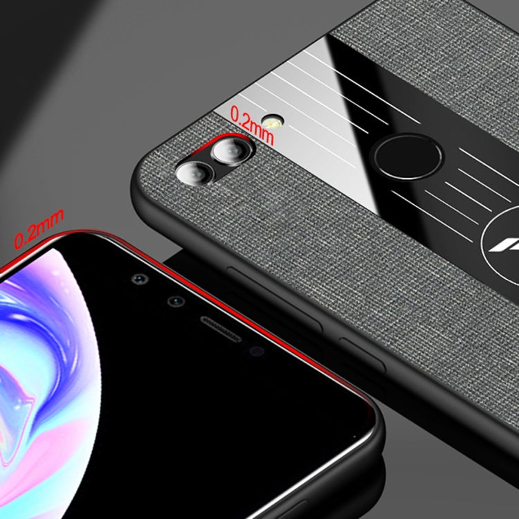 XINLI Stitching Cloth Textue Shockproof TPU Protective Case with Ring Holder, For Huawei Enjoy 8 Plus, For Huawei Enjoy 9, For Huawei Enjoy 9e, For Huawei Enjoy 9 Plus, For Huawei Enjoy 9s, For Huawei Maimang 5, For Huawei Maimang 6��������������������...