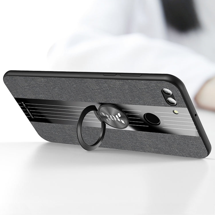 XINLI Stitching Cloth Textue Shockproof TPU Protective Case with Ring Holder, For Huawei Enjoy 8 Plus, For Huawei Enjoy 9, For Huawei Enjoy 9e, For Huawei Enjoy 9 Plus, For Huawei Enjoy 9s, For Huawei Maimang 5, For Huawei Maimang 6��������������������...