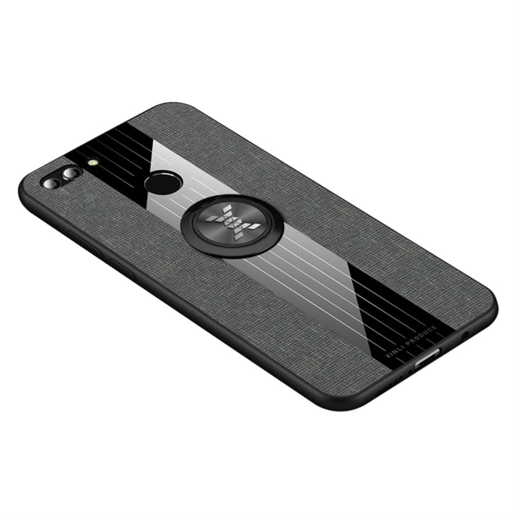 XINLI Stitching Cloth Textue Shockproof TPU Protective Case with Ring Holder, For Huawei Enjoy 8 Plus, For Huawei Enjoy 9, For Huawei Enjoy 9e, For Huawei Enjoy 9 Plus, For Huawei Enjoy 9s, For Huawei Maimang 5, For Huawei Maimang 6��������������������...