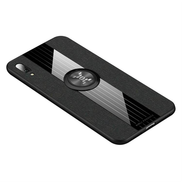 XINLI Stitching Cloth Textue Shockproof TPU Protective Case with Ring Holder, For Huawei Enjoy 8 Plus, For Huawei Enjoy 9, For Huawei Enjoy 9e, For Huawei Enjoy 9 Plus, For Huawei Enjoy 9s, For Huawei Maimang 5, For Huawei Maimang 6��������������������...