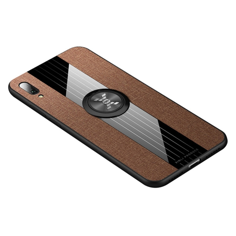 XINLI Stitching Cloth Textue Shockproof TPU Protective Case with Ring Holder, For Huawei Enjoy 8 Plus, For Huawei Enjoy 9, For Huawei Enjoy 9e, For Huawei Enjoy 9 Plus, For Huawei Enjoy 9s, For Huawei Maimang 5, For Huawei Maimang 6��������������������...