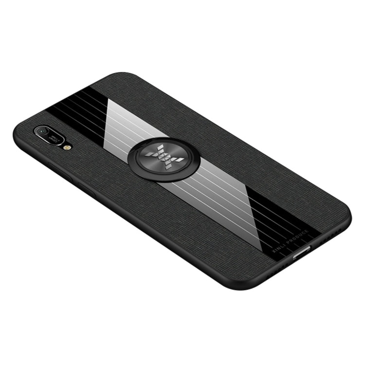 XINLI Stitching Cloth Textue Shockproof TPU Protective Case with Ring Holder, For Huawei Enjoy 8 Plus, For Huawei Enjoy 9, For Huawei Enjoy 9e, For Huawei Enjoy 9 Plus, For Huawei Enjoy 9s, For Huawei Maimang 5, For Huawei Maimang 6��������������������...