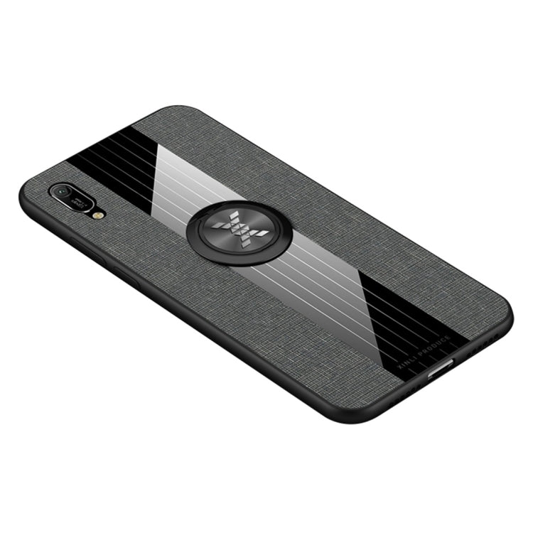 XINLI Stitching Cloth Textue Shockproof TPU Protective Case with Ring Holder, For Huawei Enjoy 8 Plus, For Huawei Enjoy 9, For Huawei Enjoy 9e, For Huawei Enjoy 9 Plus, For Huawei Enjoy 9s, For Huawei Maimang 5, For Huawei Maimang 6��������������������...