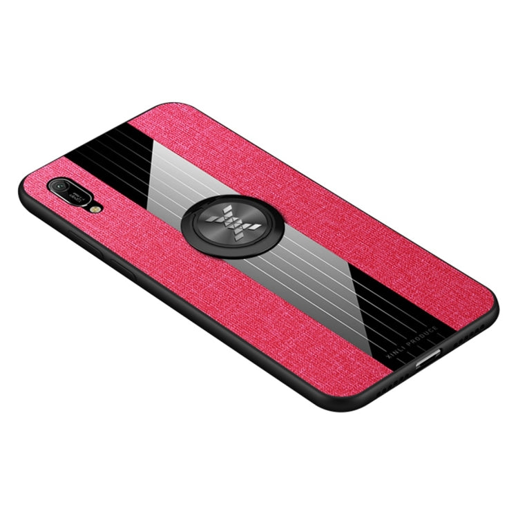 XINLI Stitching Cloth Textue Shockproof TPU Protective Case with Ring Holder, For Huawei Enjoy 8 Plus, For Huawei Enjoy 9, For Huawei Enjoy 9e, For Huawei Enjoy 9 Plus, For Huawei Enjoy 9s, For Huawei Maimang 5, For Huawei Maimang 6��������������������...