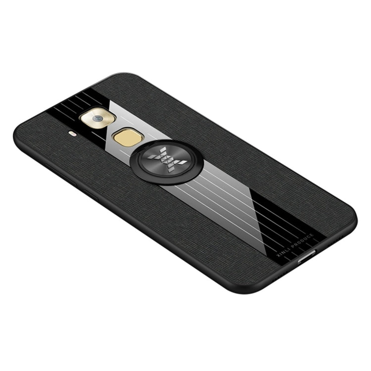 XINLI Stitching Cloth Textue Shockproof TPU Protective Case with Ring Holder, For Huawei Enjoy 8 Plus, For Huawei Enjoy 9, For Huawei Enjoy 9e, For Huawei Enjoy 9 Plus, For Huawei Enjoy 9s, For Huawei Maimang 5, For Huawei Maimang 6��������������������...