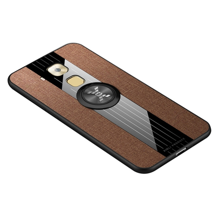 XINLI Stitching Cloth Textue Shockproof TPU Protective Case with Ring Holder, For Huawei Enjoy 8 Plus, For Huawei Enjoy 9, For Huawei Enjoy 9e, For Huawei Enjoy 9 Plus, For Huawei Enjoy 9s, For Huawei Maimang 5, For Huawei Maimang 6��������������������...