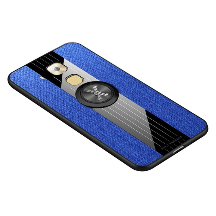 XINLI Stitching Cloth Textue Shockproof TPU Protective Case with Ring Holder, For Huawei Enjoy 8 Plus, For Huawei Enjoy 9, For Huawei Enjoy 9e, For Huawei Enjoy 9 Plus, For Huawei Enjoy 9s, For Huawei Maimang 5, For Huawei Maimang 6��������������������...