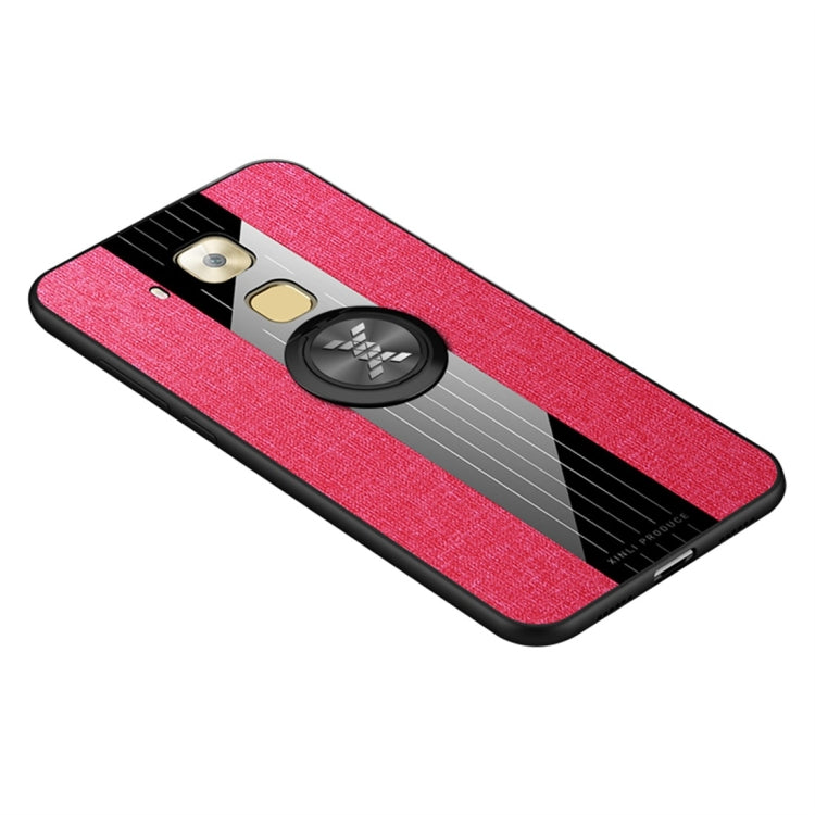 XINLI Stitching Cloth Textue Shockproof TPU Protective Case with Ring Holder, For Huawei Enjoy 8 Plus, For Huawei Enjoy 9, For Huawei Enjoy 9e, For Huawei Enjoy 9 Plus, For Huawei Enjoy 9s, For Huawei Maimang 5, For Huawei Maimang 6��������������������...