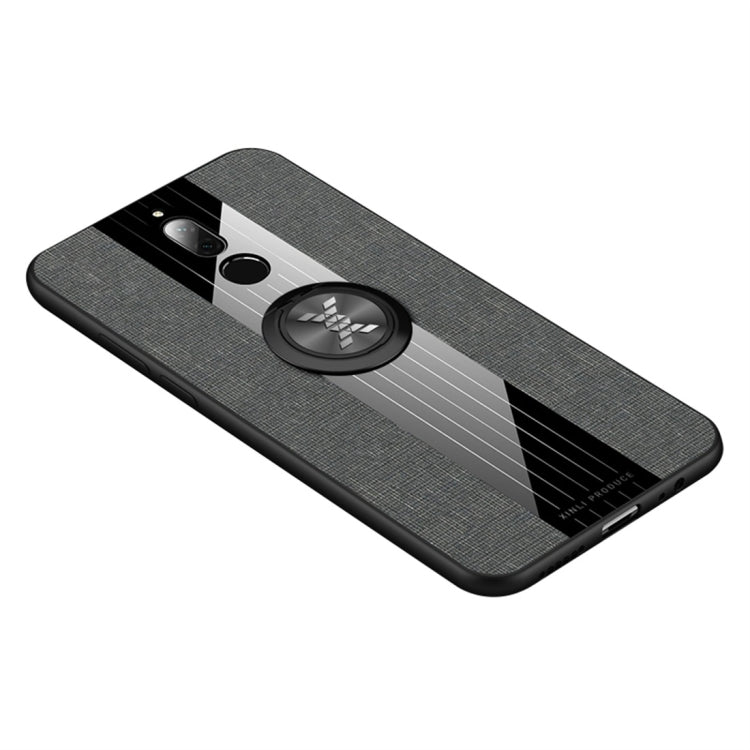 XINLI Stitching Cloth Textue Shockproof TPU Protective Case with Ring Holder, For Huawei Enjoy 8 Plus, For Huawei Enjoy 9, For Huawei Enjoy 9e, For Huawei Enjoy 9 Plus, For Huawei Enjoy 9s, For Huawei Maimang 5, For Huawei Maimang 6��������������������...