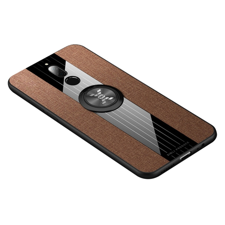 XINLI Stitching Cloth Textue Shockproof TPU Protective Case with Ring Holder, For Huawei Enjoy 8 Plus, For Huawei Enjoy 9, For Huawei Enjoy 9e, For Huawei Enjoy 9 Plus, For Huawei Enjoy 9s, For Huawei Maimang 5, For Huawei Maimang 6��������������������...