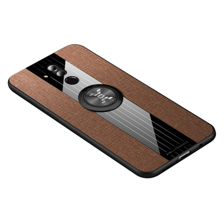 XINLI Stitching Cloth Textue Shockproof TPU Protective Case with Ring Holder, For Huawei Enjoy 8 Plus, For Huawei Enjoy 9, For Huawei Enjoy 9e, For Huawei Enjoy 9 Plus, For Huawei Enjoy 9s, For Huawei Maimang 5, For Huawei Maimang 6��������������������...
