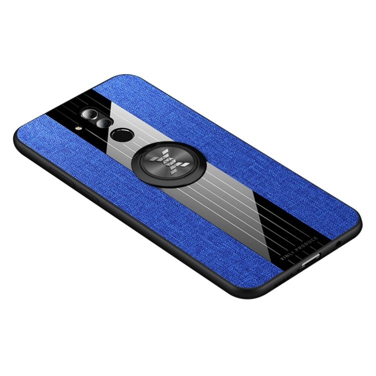 XINLI Stitching Cloth Textue Shockproof TPU Protective Case with Ring Holder, For Huawei Enjoy 8 Plus, For Huawei Enjoy 9, For Huawei Enjoy 9e, For Huawei Enjoy 9 Plus, For Huawei Enjoy 9s, For Huawei Maimang 5, For Huawei Maimang 6��������������������...