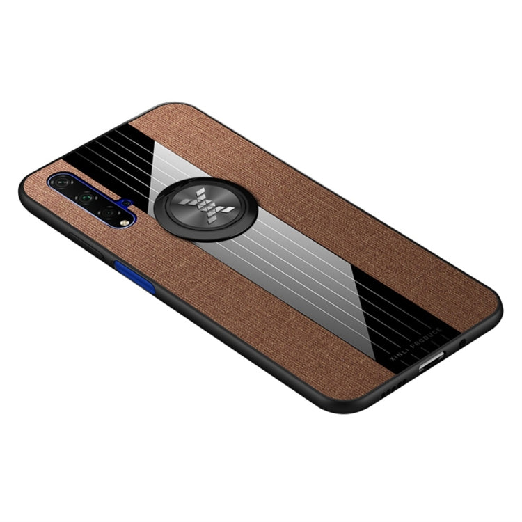 XINLI Stitching Cloth Textue Shockproof TPU Protective Case with Ring Holder, For Huawei Enjoy 8 Plus, For Huawei Enjoy 9, For Huawei Enjoy 9e, For Huawei Enjoy 9 Plus, For Huawei Enjoy 9s, For Huawei Maimang 5, For Huawei Maimang 6��������������������...