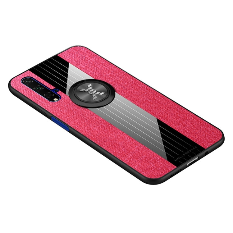 XINLI Stitching Cloth Textue Shockproof TPU Protective Case with Ring Holder, For Huawei Enjoy 8 Plus, For Huawei Enjoy 9, For Huawei Enjoy 9e, For Huawei Enjoy 9 Plus, For Huawei Enjoy 9s, For Huawei Maimang 5, For Huawei Maimang 6��������������������...