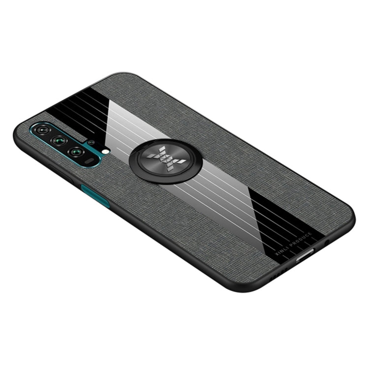 XINLI Stitching Cloth Textue Shockproof TPU Protective Case with Ring Holder, For Huawei Enjoy 8 Plus, For Huawei Enjoy 9, For Huawei Enjoy 9e, For Huawei Enjoy 9 Plus, For Huawei Enjoy 9s, For Huawei Maimang 5, For Huawei Maimang 6��������������������...