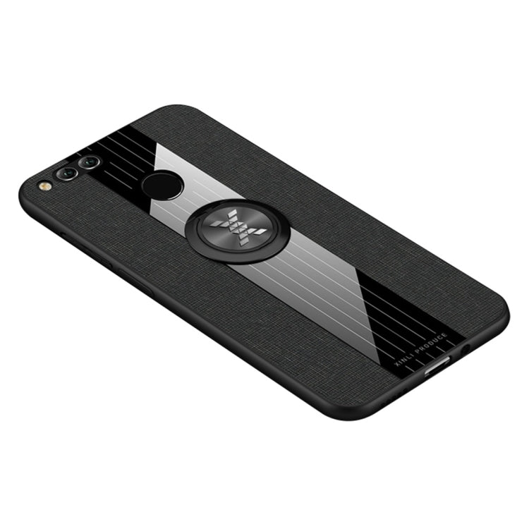 XINLI Stitching Cloth Textue Shockproof TPU Protective Case with Ring Holder, For Huawei Enjoy 8 Plus, For Huawei Enjoy 9, For Huawei Enjoy 9e, For Huawei Enjoy 9 Plus, For Huawei Enjoy 9s, For Huawei Maimang 5, For Huawei Maimang 6��������������������...