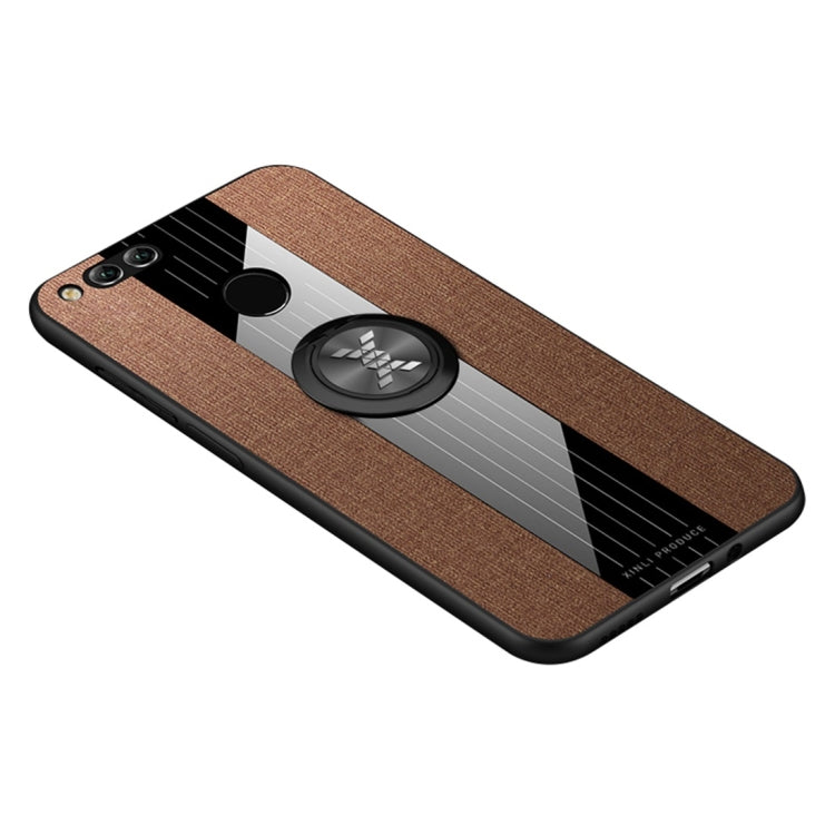 XINLI Stitching Cloth Textue Shockproof TPU Protective Case with Ring Holder, For Huawei Enjoy 8 Plus, For Huawei Enjoy 9, For Huawei Enjoy 9e, For Huawei Enjoy 9 Plus, For Huawei Enjoy 9s, For Huawei Maimang 5, For Huawei Maimang 6��������������������...