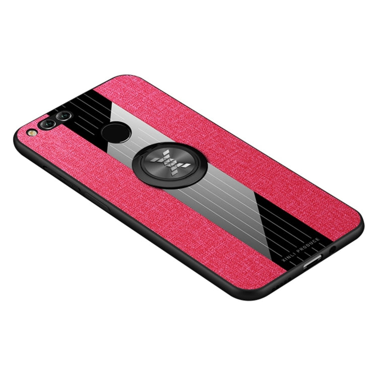 XINLI Stitching Cloth Textue Shockproof TPU Protective Case with Ring Holder, For Huawei Enjoy 8 Plus, For Huawei Enjoy 9, For Huawei Enjoy 9e, For Huawei Enjoy 9 Plus, For Huawei Enjoy 9s, For Huawei Maimang 5, For Huawei Maimang 6��������������������...