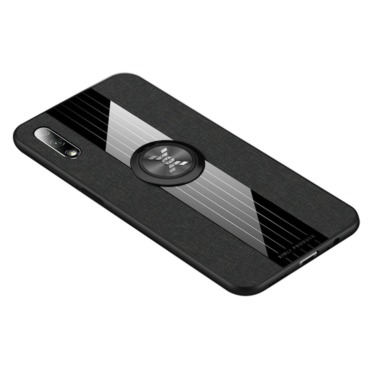 XINLI Stitching Cloth Textue Shockproof TPU Protective Case with Ring Holder, For Huawei Enjoy 8 Plus, For Huawei Enjoy 9, For Huawei Enjoy 9e, For Huawei Enjoy 9 Plus, For Huawei Enjoy 9s, For Huawei Maimang 5, For Huawei Maimang 6��������������������...