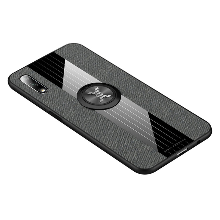 XINLI Stitching Cloth Textue Shockproof TPU Protective Case with Ring Holder, For Huawei Enjoy 8 Plus, For Huawei Enjoy 9, For Huawei Enjoy 9e, For Huawei Enjoy 9 Plus, For Huawei Enjoy 9s, For Huawei Maimang 5, For Huawei Maimang 6��������������������...