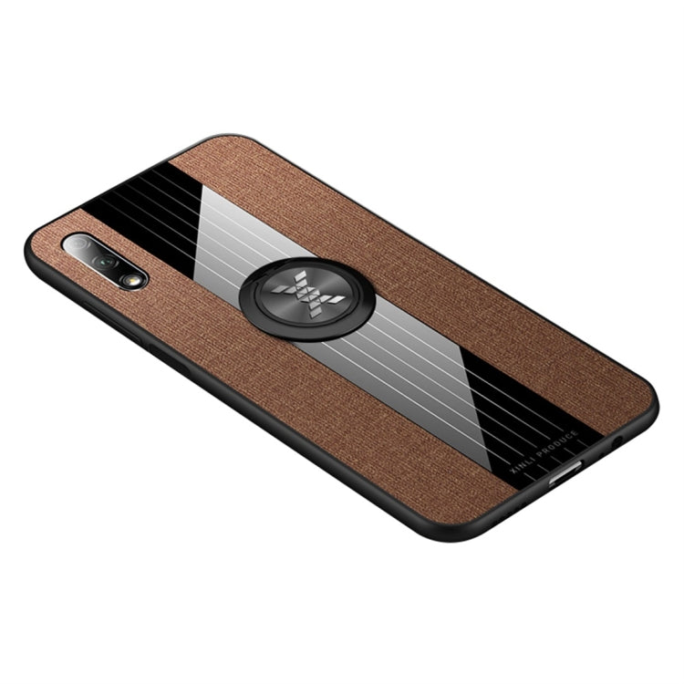 XINLI Stitching Cloth Textue Shockproof TPU Protective Case with Ring Holder, For Huawei Enjoy 8 Plus, For Huawei Enjoy 9, For Huawei Enjoy 9e, For Huawei Enjoy 9 Plus, For Huawei Enjoy 9s, For Huawei Maimang 5, For Huawei Maimang 6��������������������...