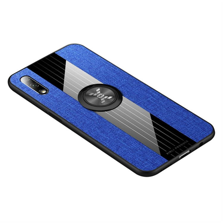 XINLI Stitching Cloth Textue Shockproof TPU Protective Case with Ring Holder, For Huawei Enjoy 8 Plus, For Huawei Enjoy 9, For Huawei Enjoy 9e, For Huawei Enjoy 9 Plus, For Huawei Enjoy 9s, For Huawei Maimang 5, For Huawei Maimang 6��������������������...