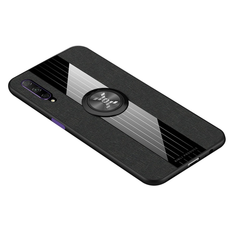 XINLI Stitching Cloth Textue Shockproof TPU Protective Case with Ring Holder, For Huawei Enjoy 8 Plus, For Huawei Enjoy 9, For Huawei Enjoy 9e, For Huawei Enjoy 9 Plus, For Huawei Enjoy 9s, For Huawei Maimang 5, For Huawei Maimang 6��������������������...