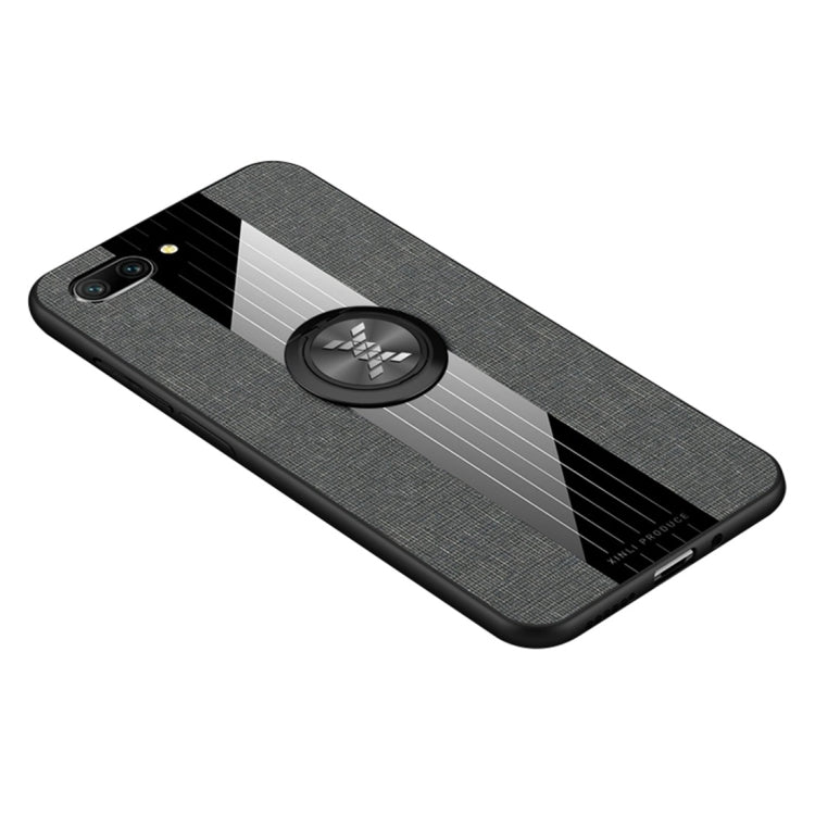 XINLI Stitching Cloth Textue Shockproof TPU Protective Case with Ring Holder, For Huawei Enjoy 8 Plus, For Huawei Enjoy 9, For Huawei Enjoy 9e, For Huawei Enjoy 9 Plus, For Huawei Enjoy 9s, For Huawei Maimang 5, For Huawei Maimang 6��������������������...