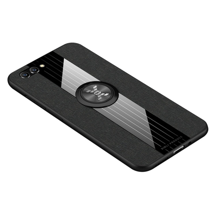XINLI Stitching Cloth Textue Shockproof TPU Protective Case with Ring Holder, For Huawei Honor View 10, For Huawei Honor View 20