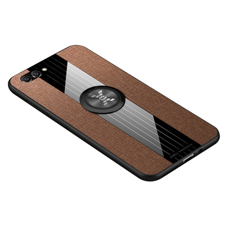 XINLI Stitching Cloth Textue Shockproof TPU Protective Case with Ring Holder, For Huawei Honor View 10, For Huawei Honor View 20