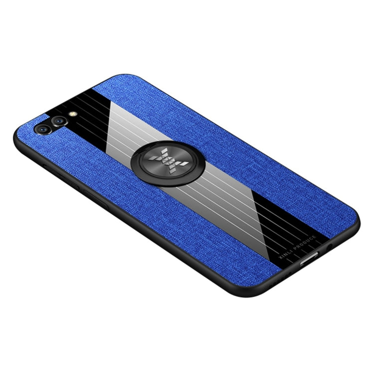XINLI Stitching Cloth Textue Shockproof TPU Protective Case with Ring Holder, For Huawei Honor View 10, For Huawei Honor View 20