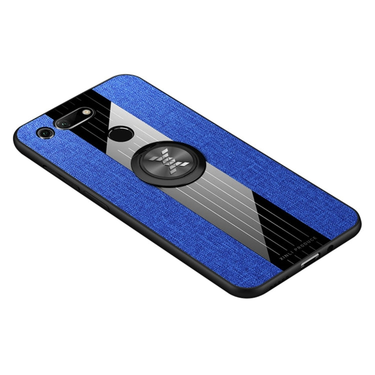 XINLI Stitching Cloth Textue Shockproof TPU Protective Case with Ring Holder, For Huawei Honor View 10, For Huawei Honor View 20