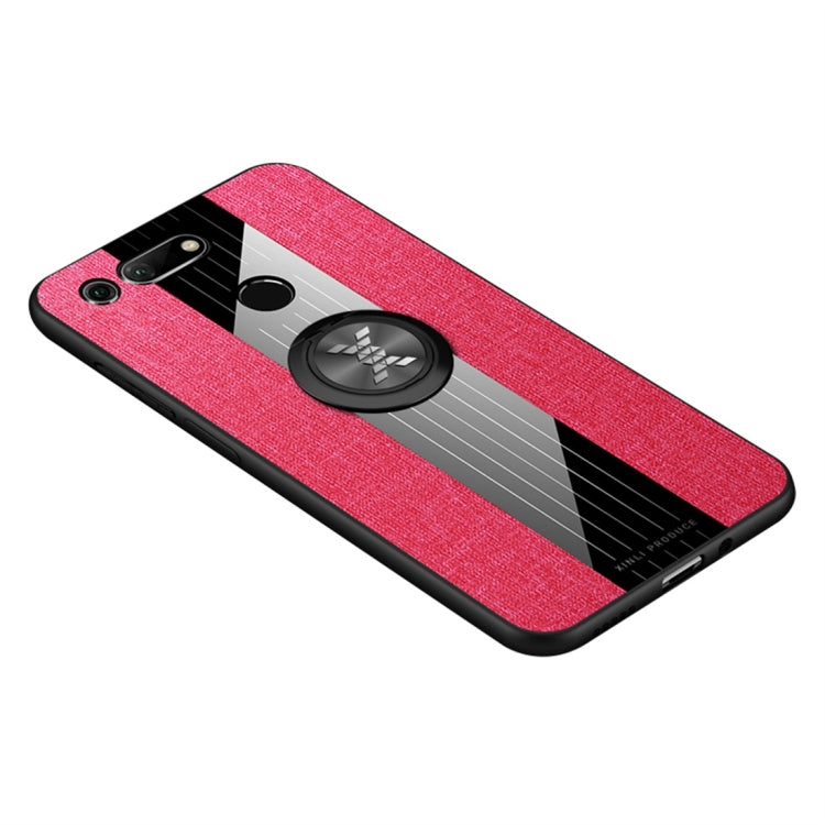 XINLI Stitching Cloth Textue Shockproof TPU Protective Case with Ring Holder, For Huawei Honor View 10, For Huawei Honor View 20