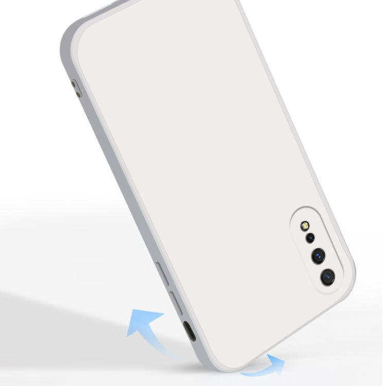Solid Color Imitation Liquid Silicone Straight Edge Dropproof Full Coverage Protective Case, For vivo iQOO Neo, For vivo IQOO Neo3, For vivo iQOO Pro, For vivo IQOO, For vivo S5, For vivo S6, For vivo S7, For vivo X23, For vivo X27, For vivo X27 Pro