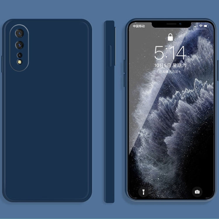 Solid Color Imitation Liquid Silicone Straight Edge Dropproof Full Coverage Protective Case, For vivo iQOO Neo, For vivo IQOO Neo3, For vivo iQOO Pro, For vivo IQOO, For vivo S5, For vivo S6, For vivo S7, For vivo X23, For vivo X27, For vivo X27 Pro