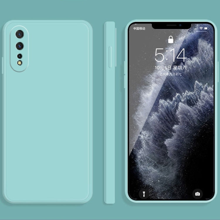 Solid Color Imitation Liquid Silicone Straight Edge Dropproof Full Coverage Protective Case, For vivo iQOO Neo, For vivo IQOO Neo3, For vivo iQOO Pro, For vivo IQOO, For vivo S5, For vivo S6, For vivo S7, For vivo X23, For vivo X27, For vivo X27 Pro