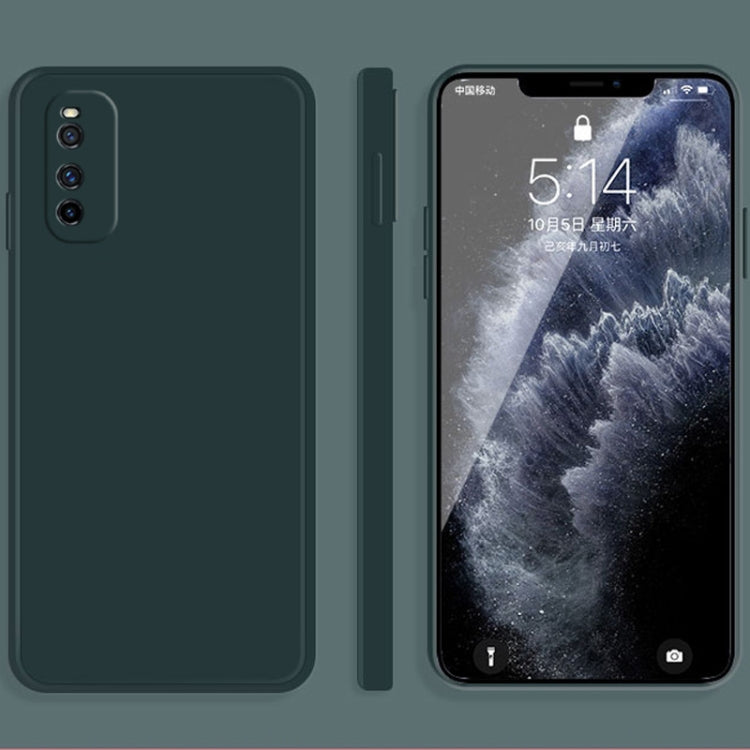 Solid Color Imitation Liquid Silicone Straight Edge Dropproof Full Coverage Protective Case, For vivo iQOO Neo, For vivo IQOO Neo3, For vivo iQOO Pro, For vivo IQOO, For vivo S5, For vivo S6, For vivo S7, For vivo X23, For vivo X27, For vivo X27 Pro
