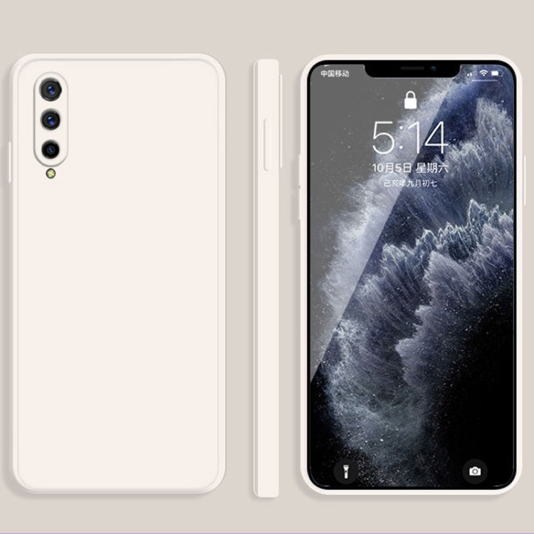 Solid Color Imitation Liquid Silicone Straight Edge Dropproof Full Coverage Protective Case, For vivo iQOO Neo, For vivo IQOO Neo3, For vivo iQOO Pro, For vivo IQOO, For vivo S5, For vivo S6, For vivo S7, For vivo X23, For vivo X27, For vivo X27 Pro