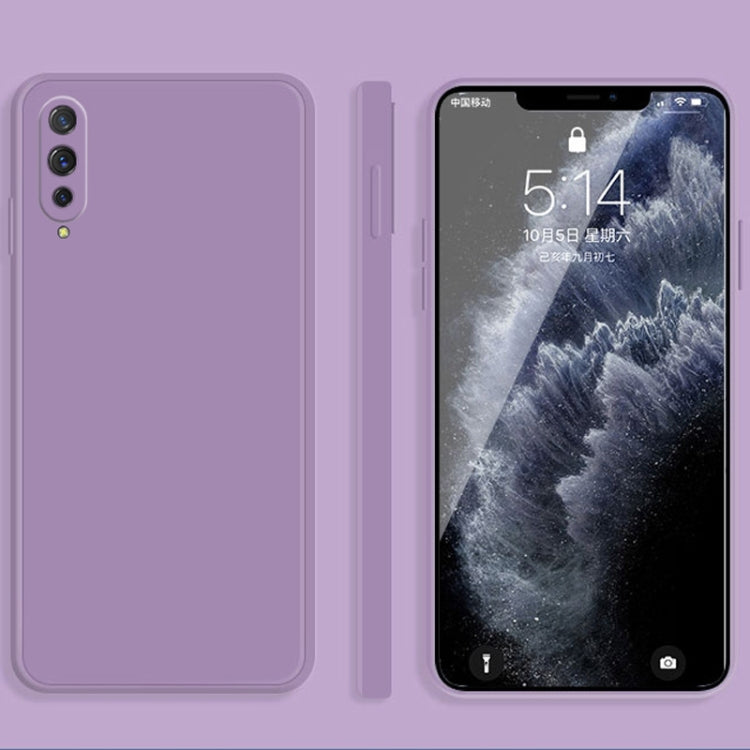 Solid Color Imitation Liquid Silicone Straight Edge Dropproof Full Coverage Protective Case, For vivo iQOO Neo, For vivo IQOO Neo3, For vivo iQOO Pro, For vivo IQOO, For vivo S5, For vivo S6, For vivo S7, For vivo X23, For vivo X27, For vivo X27 Pro