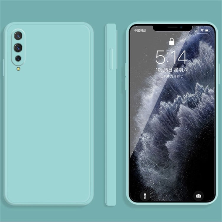 Solid Color Imitation Liquid Silicone Straight Edge Dropproof Full Coverage Protective Case, For vivo iQOO Neo, For vivo IQOO Neo3, For vivo iQOO Pro, For vivo IQOO, For vivo S5, For vivo S6, For vivo S7, For vivo X23, For vivo X27, For vivo X27 Pro