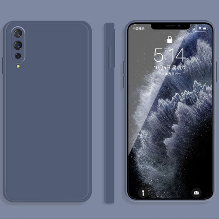 Solid Color Imitation Liquid Silicone Straight Edge Dropproof Full Coverage Protective Case, For vivo iQOO Neo, For vivo IQOO Neo3, For vivo iQOO Pro, For vivo IQOO, For vivo S5, For vivo S6, For vivo S7, For vivo X23, For vivo X27, For vivo X27 Pro