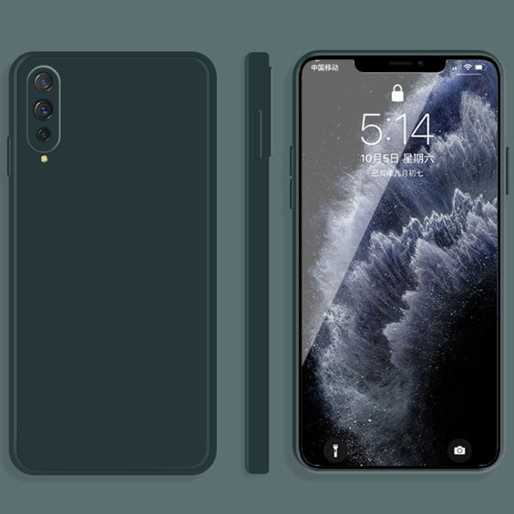 Solid Color Imitation Liquid Silicone Straight Edge Dropproof Full Coverage Protective Case, For vivo iQOO Neo, For vivo IQOO Neo3, For vivo iQOO Pro, For vivo IQOO, For vivo S5, For vivo S6, For vivo S7, For vivo X23, For vivo X27, For vivo X27 Pro